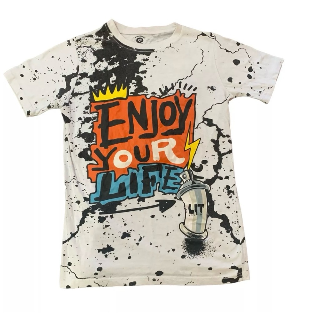 BlackJack Sz S Men Graphic Tee CrewNeck